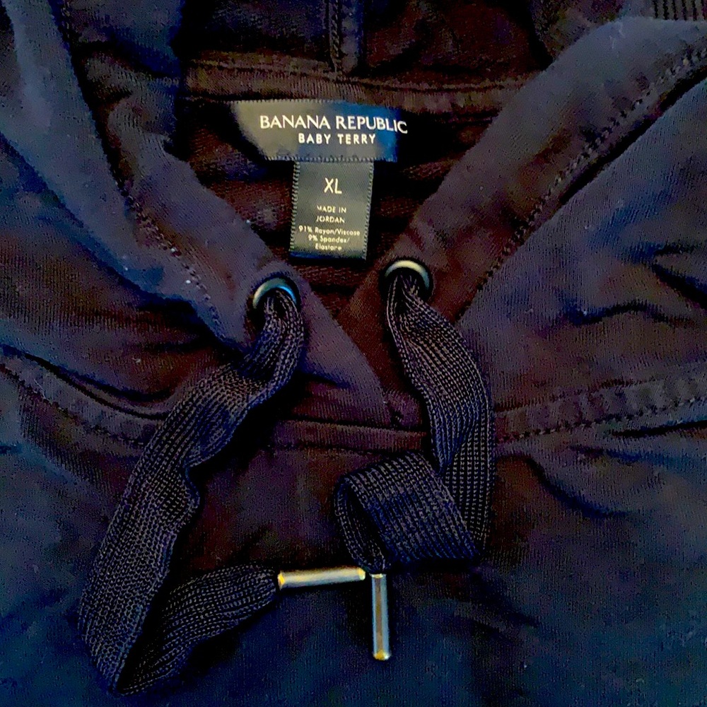 Used Banana Republic black hoodie XL